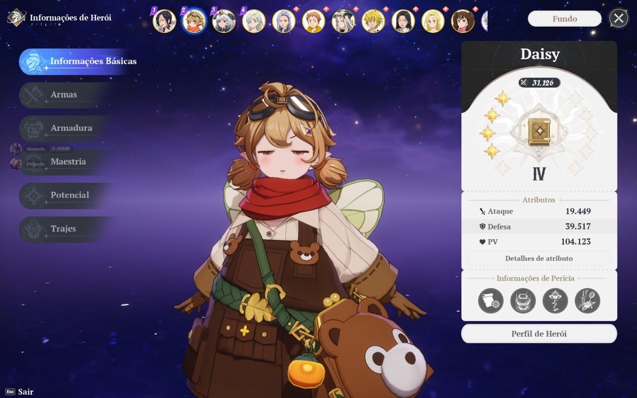 Conta 7DS Origins / Merlin e Elizabeth P10