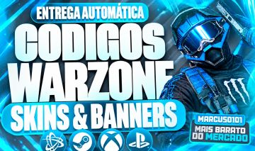 Skins Cod Warzone / BO7 - Monster Energy - Mais Baratas Da Plataforma !!