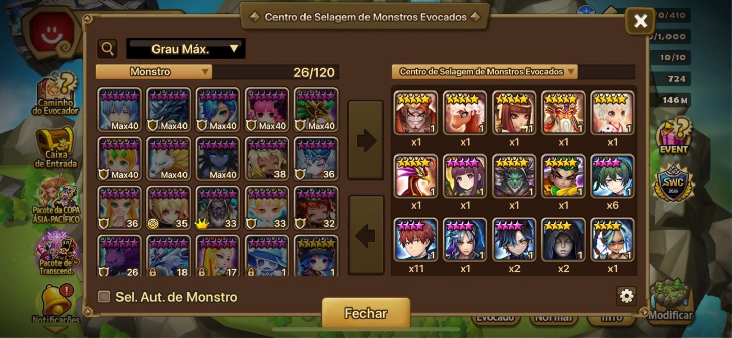 Conta com LD Euldong (Light Dokkaebi lord) + Leah + Tablo. Vários 5 para RTA