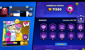 CONTA BRAWL STARS FULL || 71K TROF || TDS BRAWLERS, HIPER, BUFFIES || 300+ SKINS