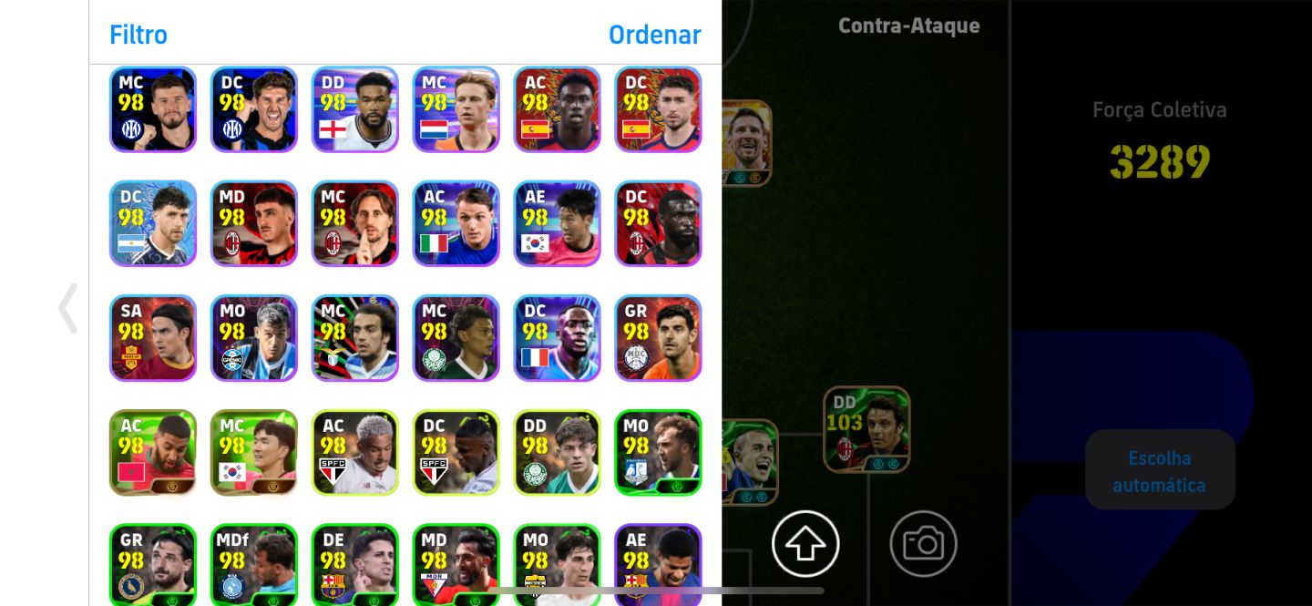 CONTA FULL! ROMÁRIO 106 + ZOLA BLITZ + MESSI 110 + VAN DER SAR + MBAPPE 106 E++!