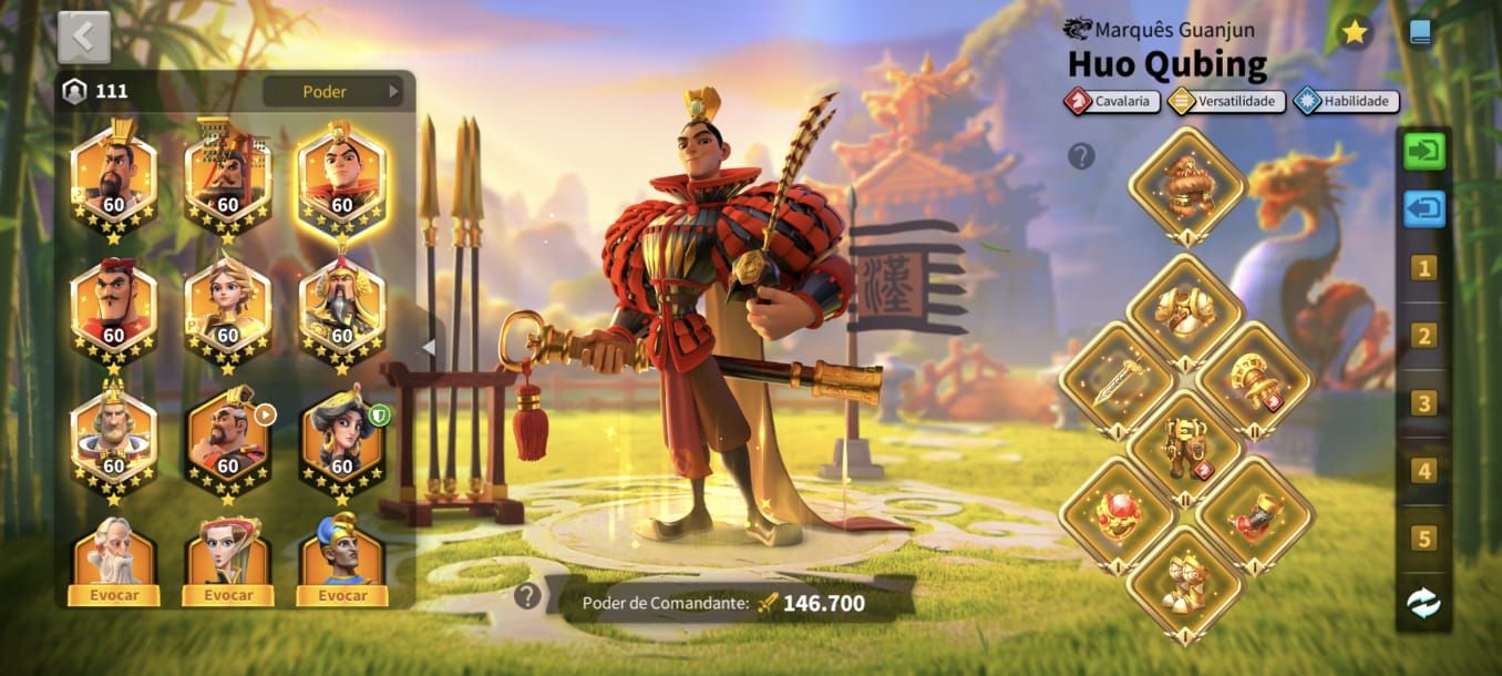 Conta Rise of Kingdoms Poder 82M, 3B Kill Points