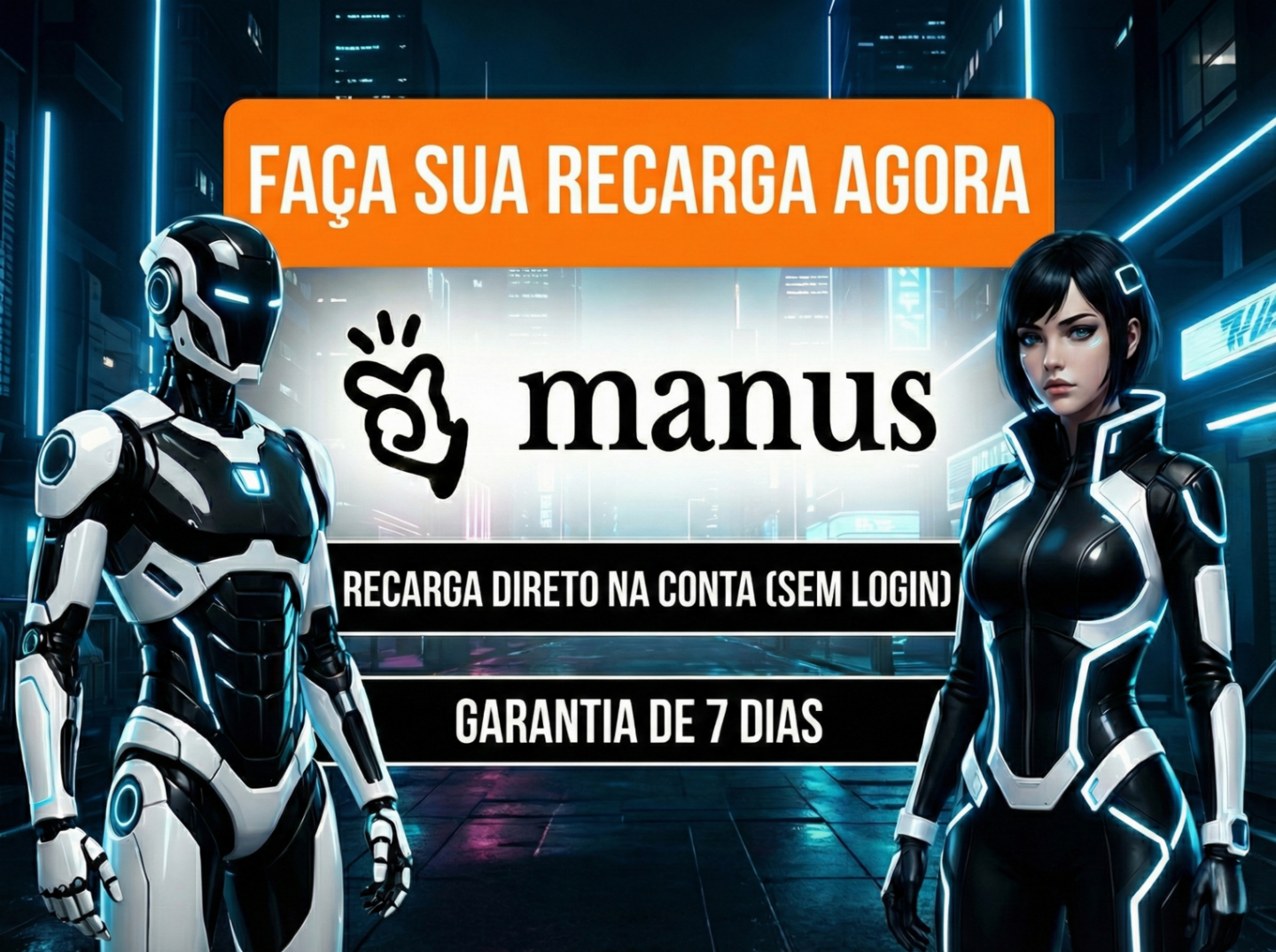 RECARGA MANUS AI | ENVIO DOS CREDITOS DIRETO NA SUA CONTA