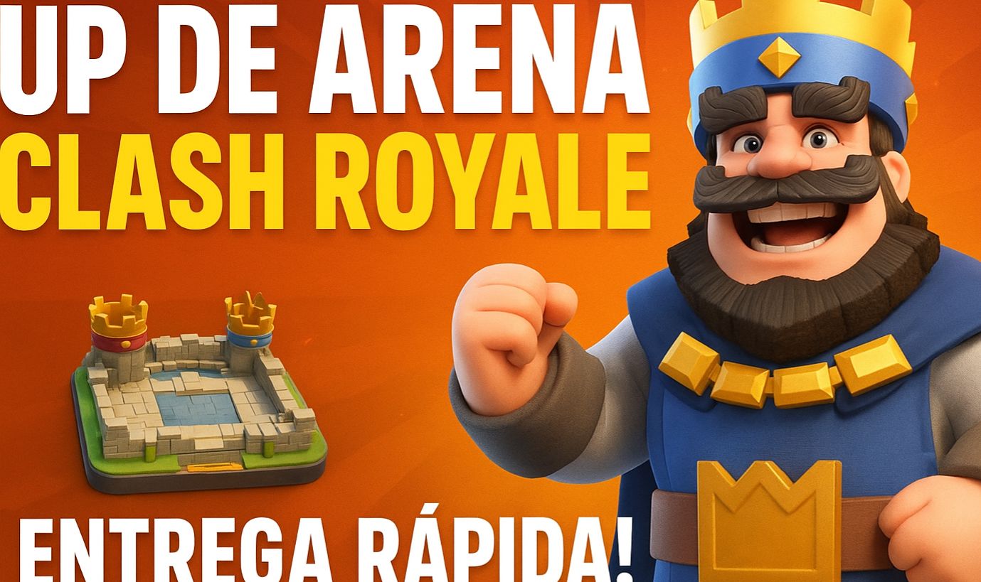 SUBO DE ARENA NO CLASH ROYALE - ENTREGA RÁPIDA!!!