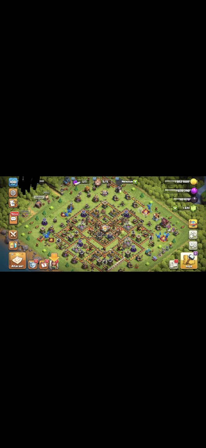 CONTA CLASH ROYALE E CLASH OF CLANS