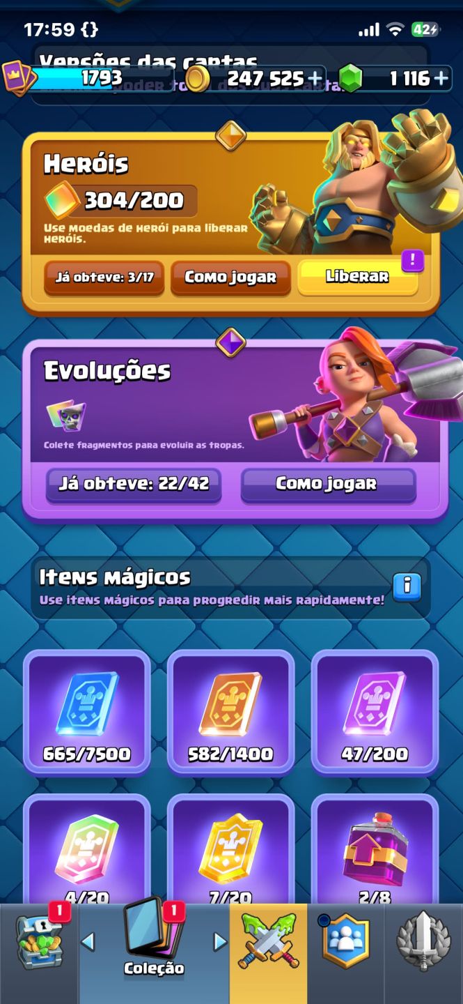 Conta de Clash Royale GEMADA!