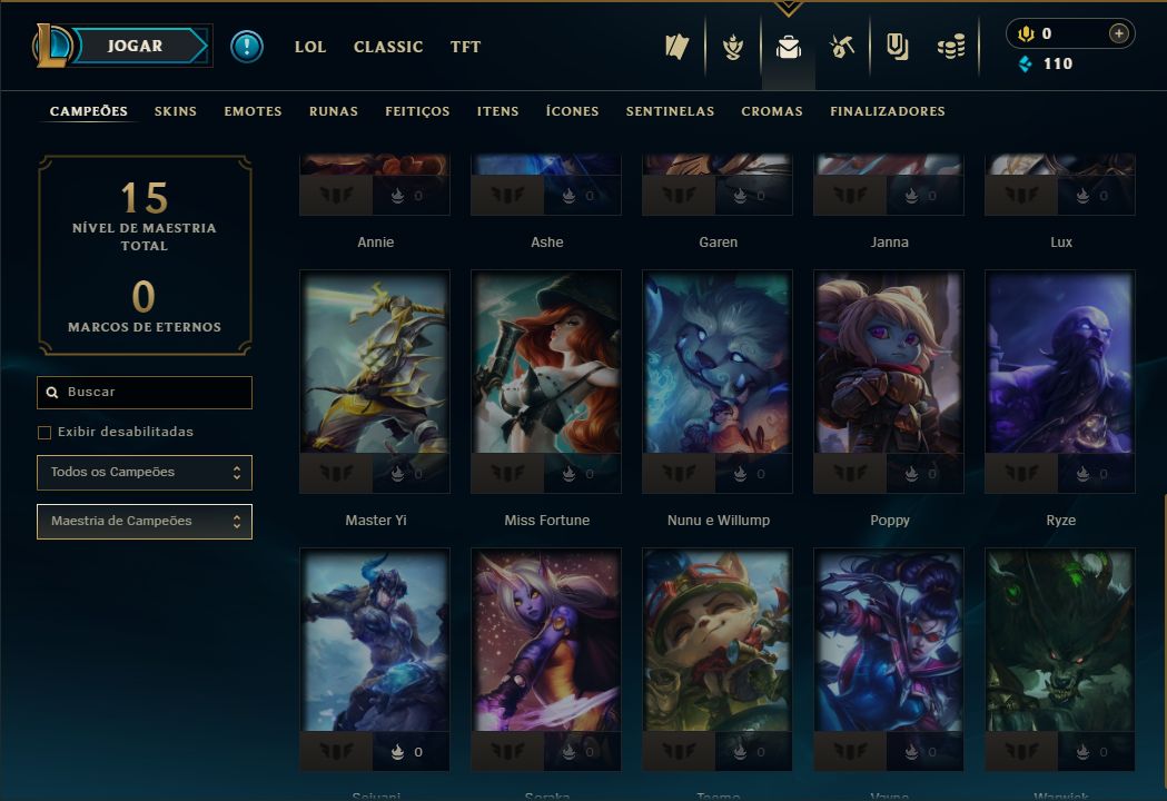 SKIN LENDÁRIA LUCIAN VELHO OESTE + [ CONTA MAIN ADC ] + [ TROCA NICK ]