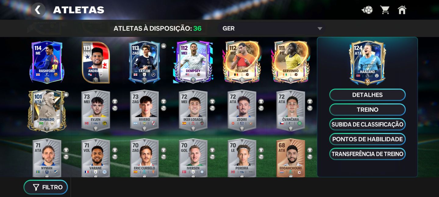 CONTA DE FC MOBILE Ger 122