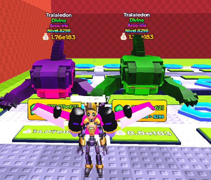 06/09 +1 Jetpack for Brainrots . Tralaledon Raimbow lv 21000 , SEJA TOP LB