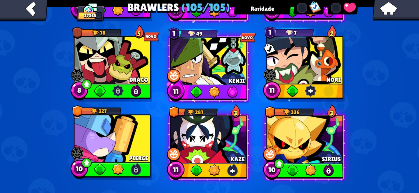 Conta de Brawl stars gemada barata
