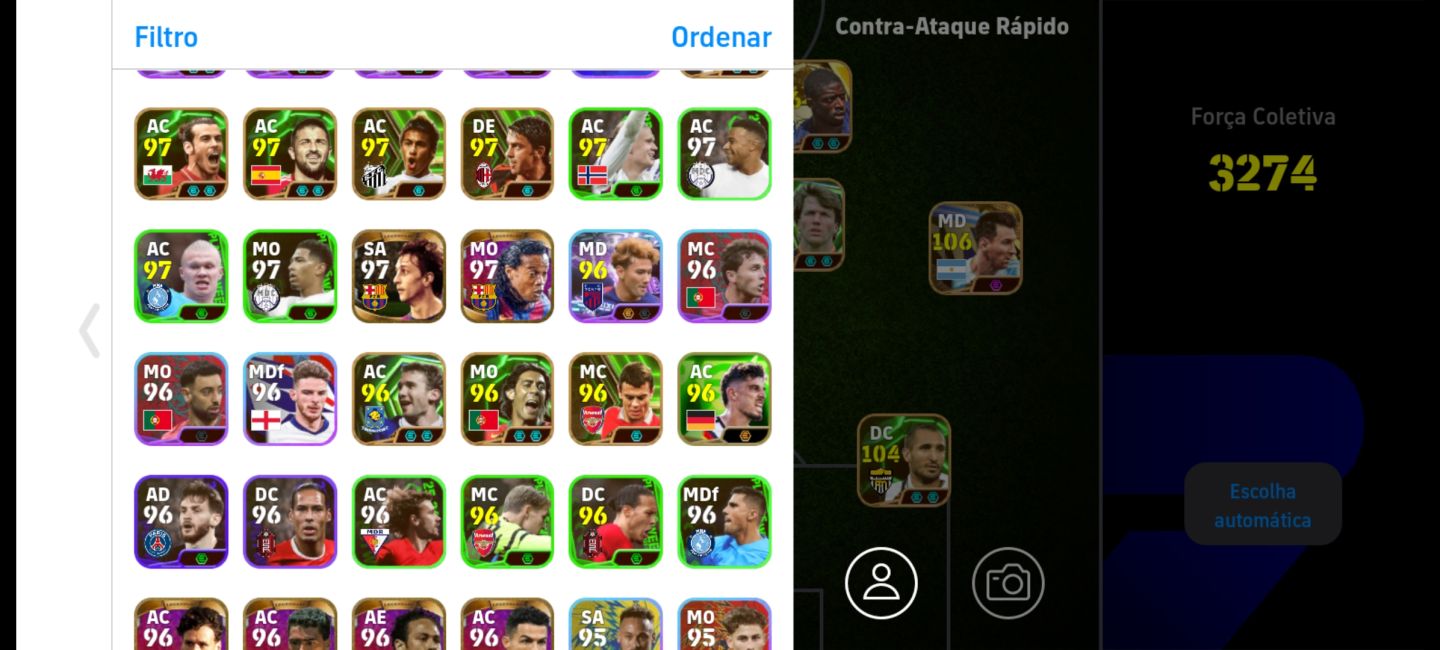 Conta efootball 0 prefeitura, muitas cartas era PES