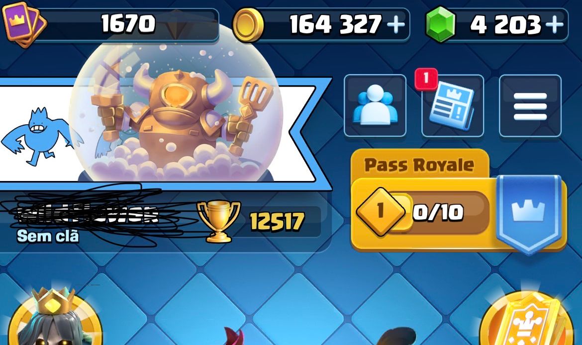 CONTA DE CLASH ROYALE LVL 16 9 ANOS