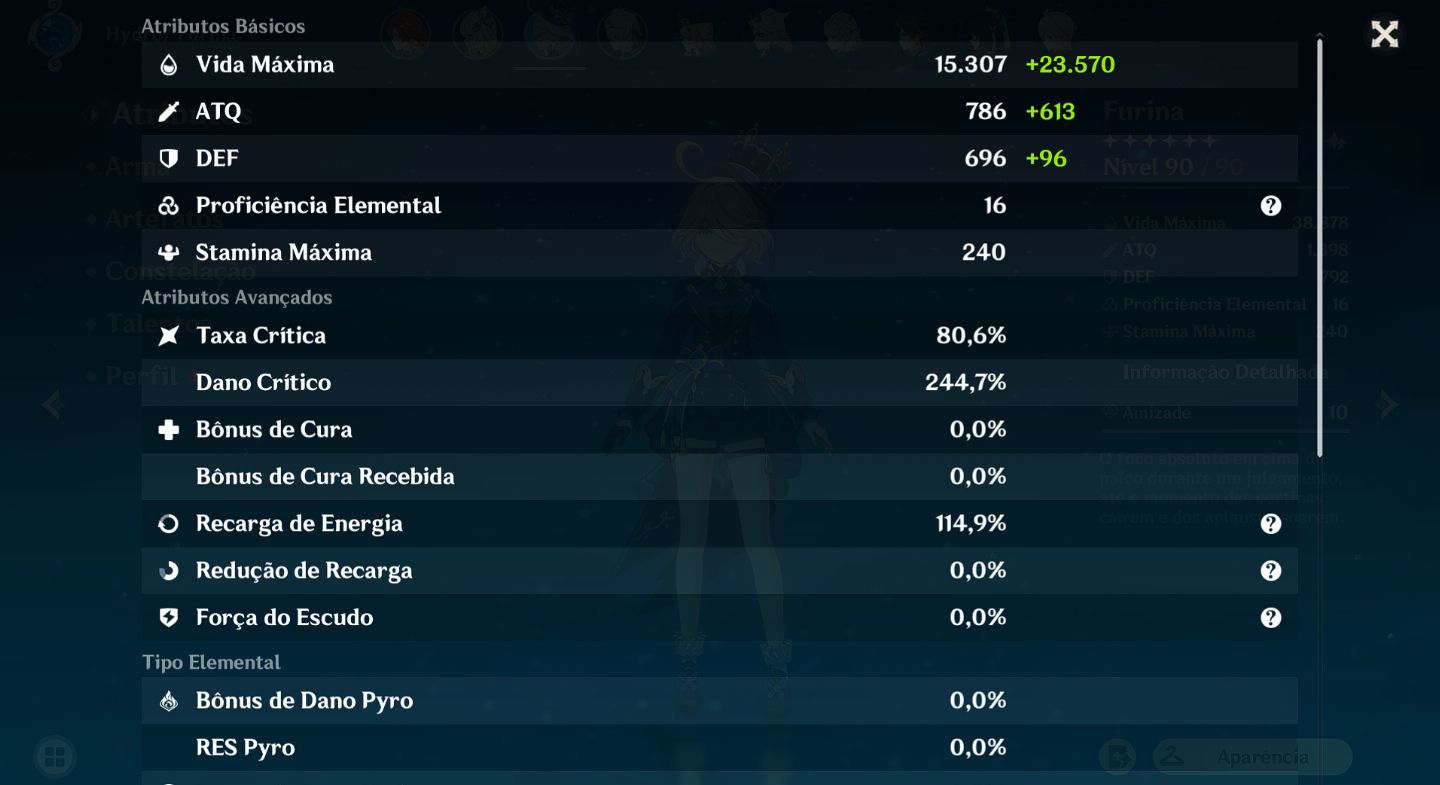 Conta de genshin Impact AR60 TOP END GAME!!!
