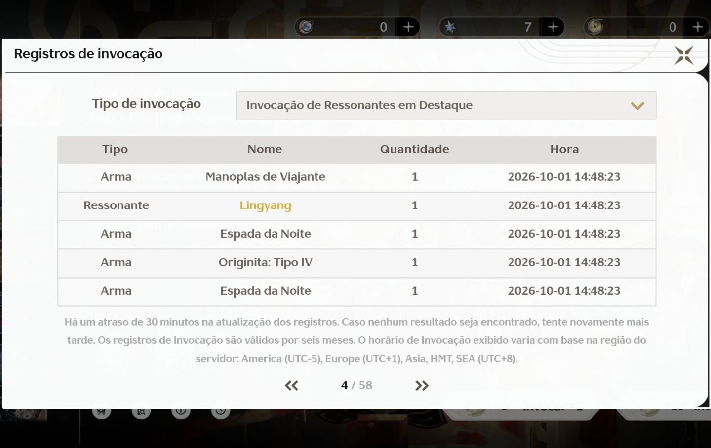 Conta wuwa com Lucy S1 e Rebeca + Yangyang, Suisui e Mornie