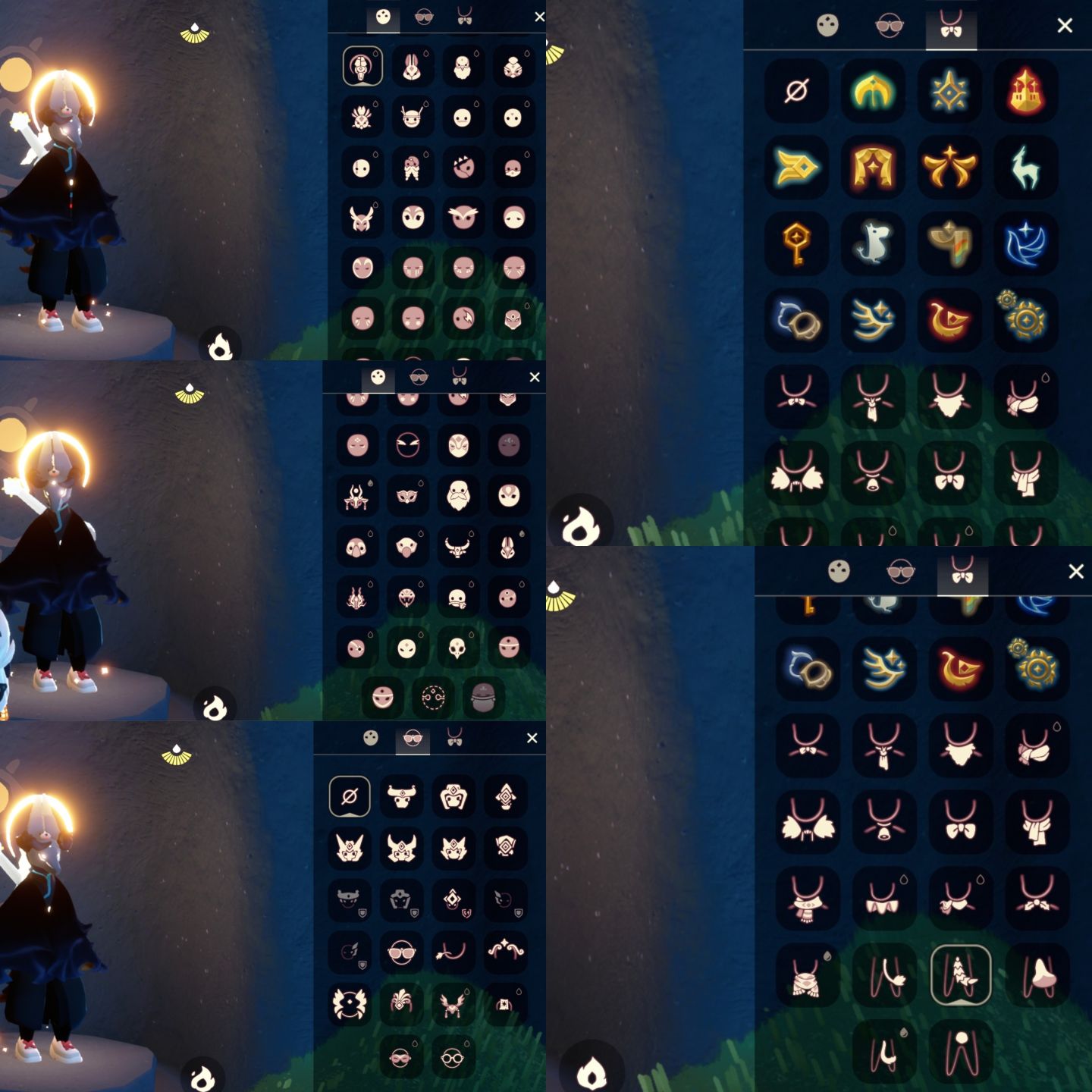 Conta sky filhos de luz Anubis kizuna e elfo