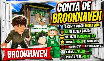 CONTA DE ROBLOX QUASE FULL GAMEPASS DE BROOKHAVEN