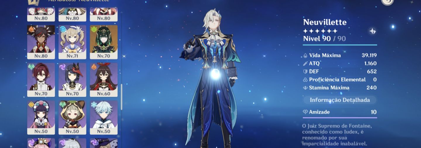 CONTA COM NEUVILLETTE/ GENSHIN IMPACT