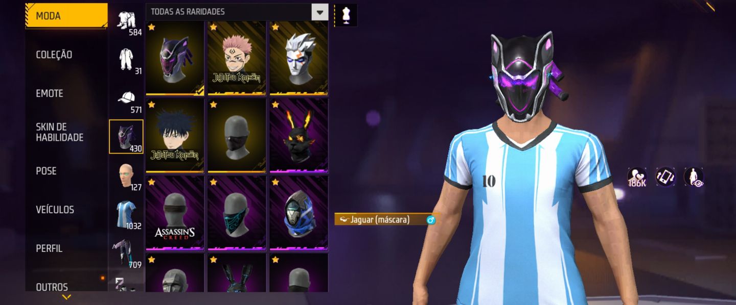 Conta antiga e vários passes antigos