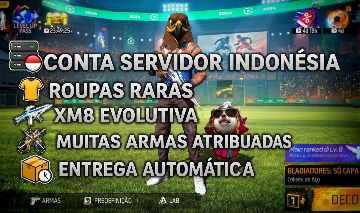 (ENTREGA AUTOMÁTICA!) CONTA SERVIDOR INDONÉSIA COM ARMA EVOLUTIVA E ATRIBUTADAS