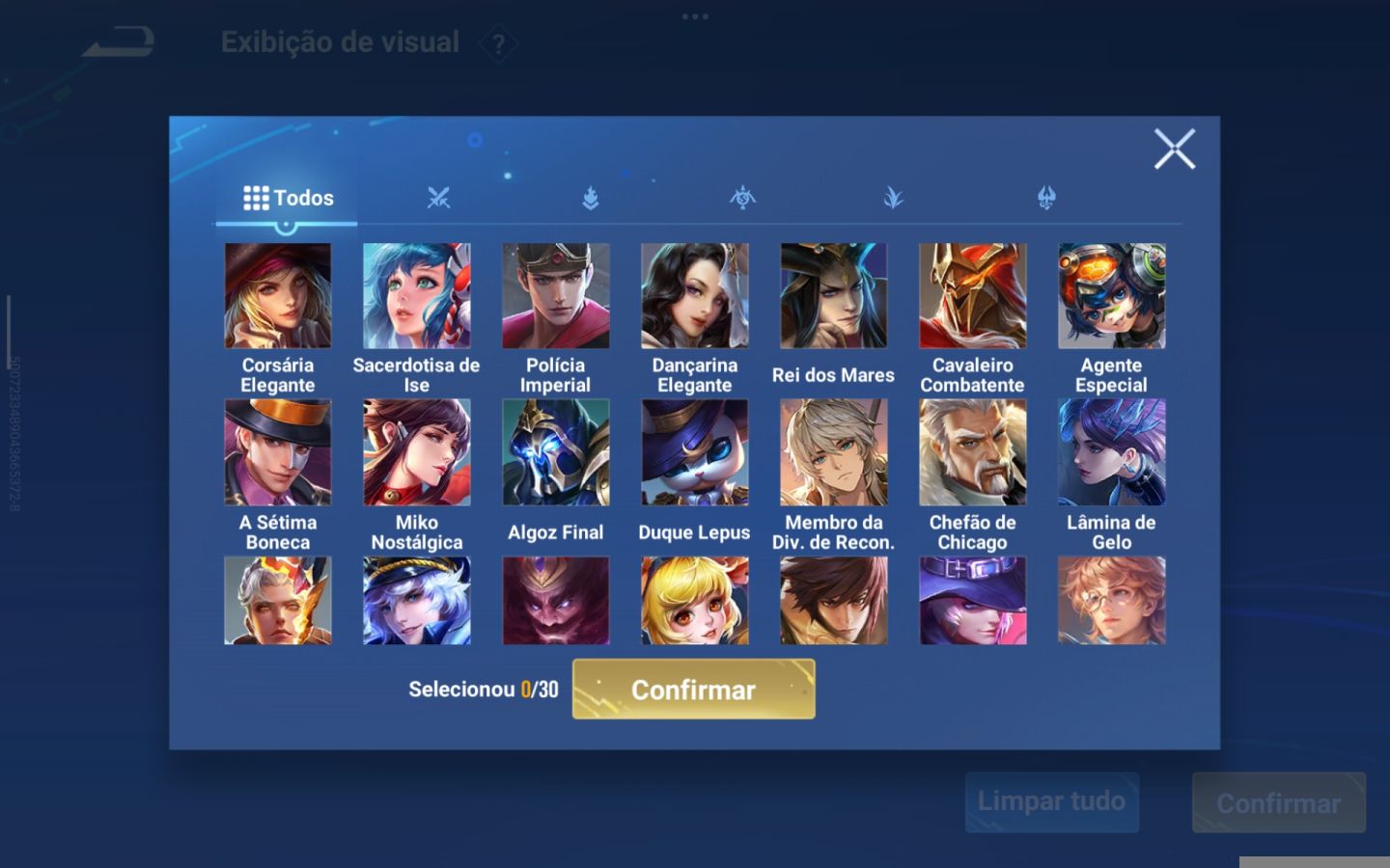 Conta Honor of Kings nível 100 + Várias skins