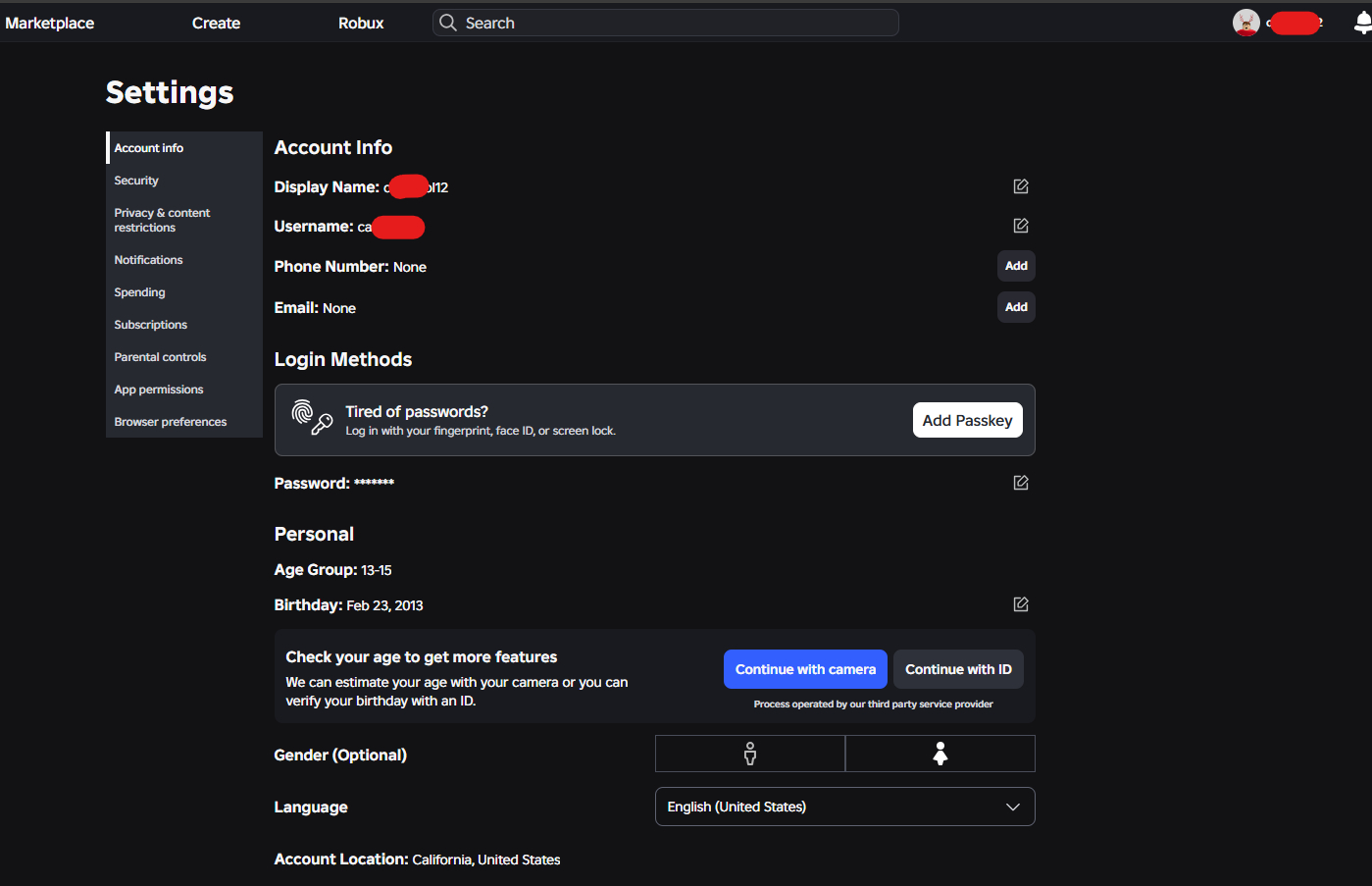 CONTA ROBLOX ANTIGA 2011 CANDY CANE ANTLERS + 17 OFFSALES E 2K RAP [UNVERIFIED]