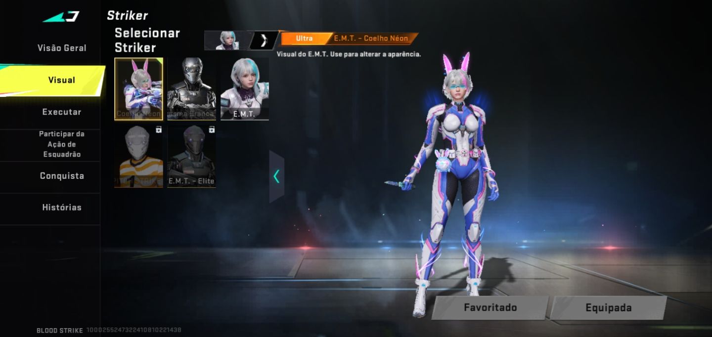 Conta de Blood Strike Intermediária.