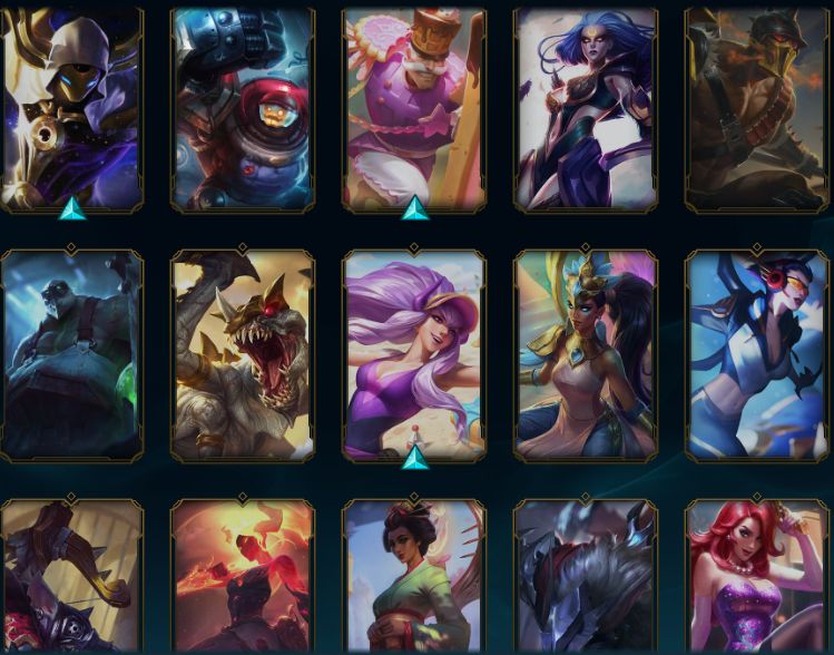 Conta lol esmeralda 4 80+ skins