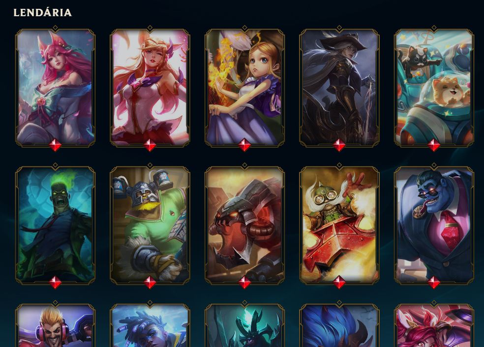 CONTA LOL 481 SKINS | LVL 556 | EX MESTRE | ÍCONES RAROS