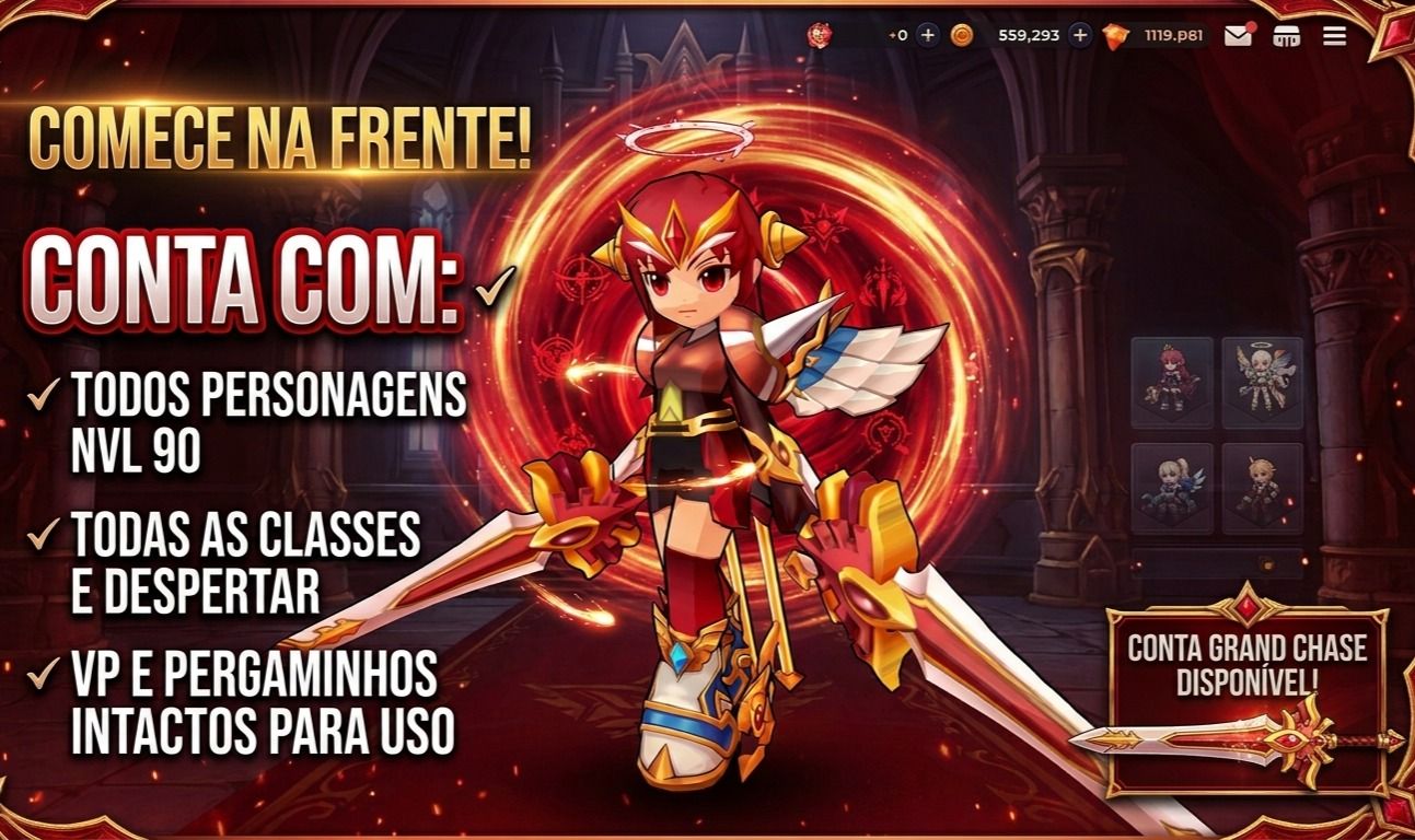 CONTA GRAND CHASE - COMECE NA FRENTE!