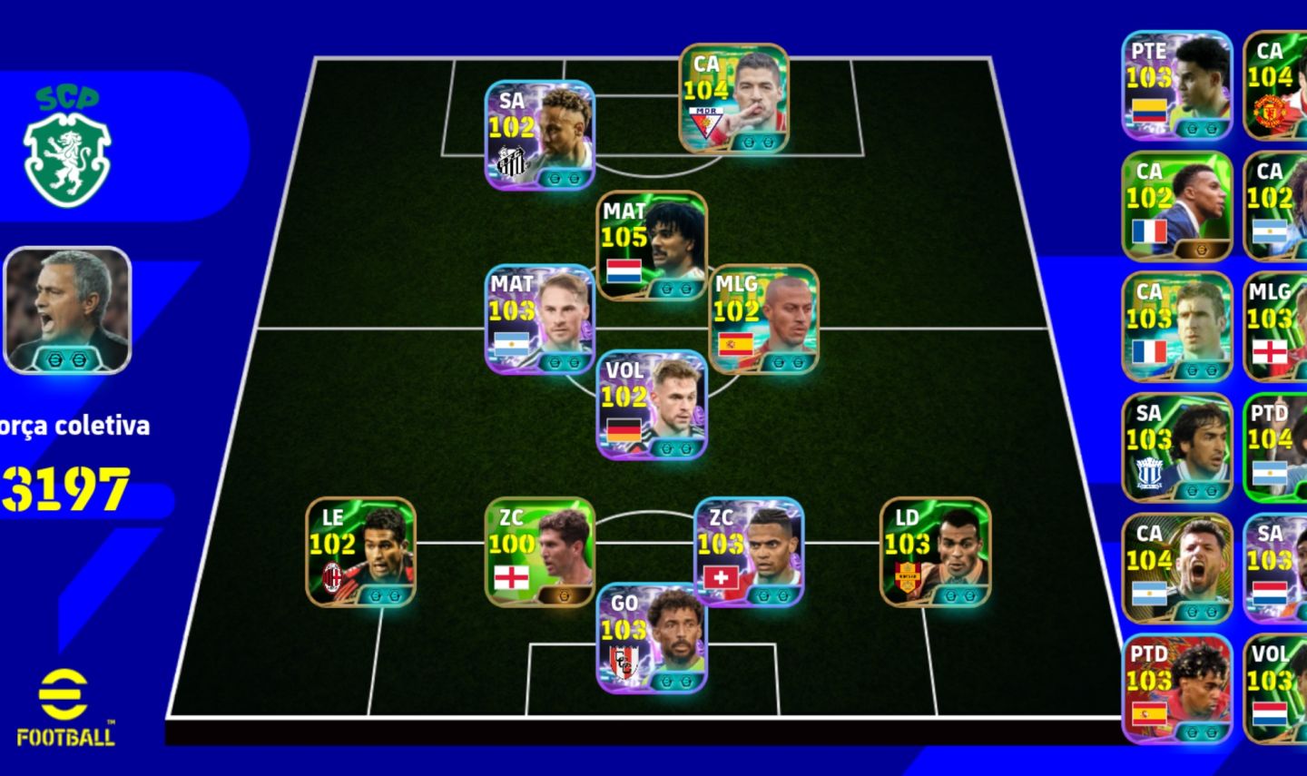 Conta de Efootball móbile