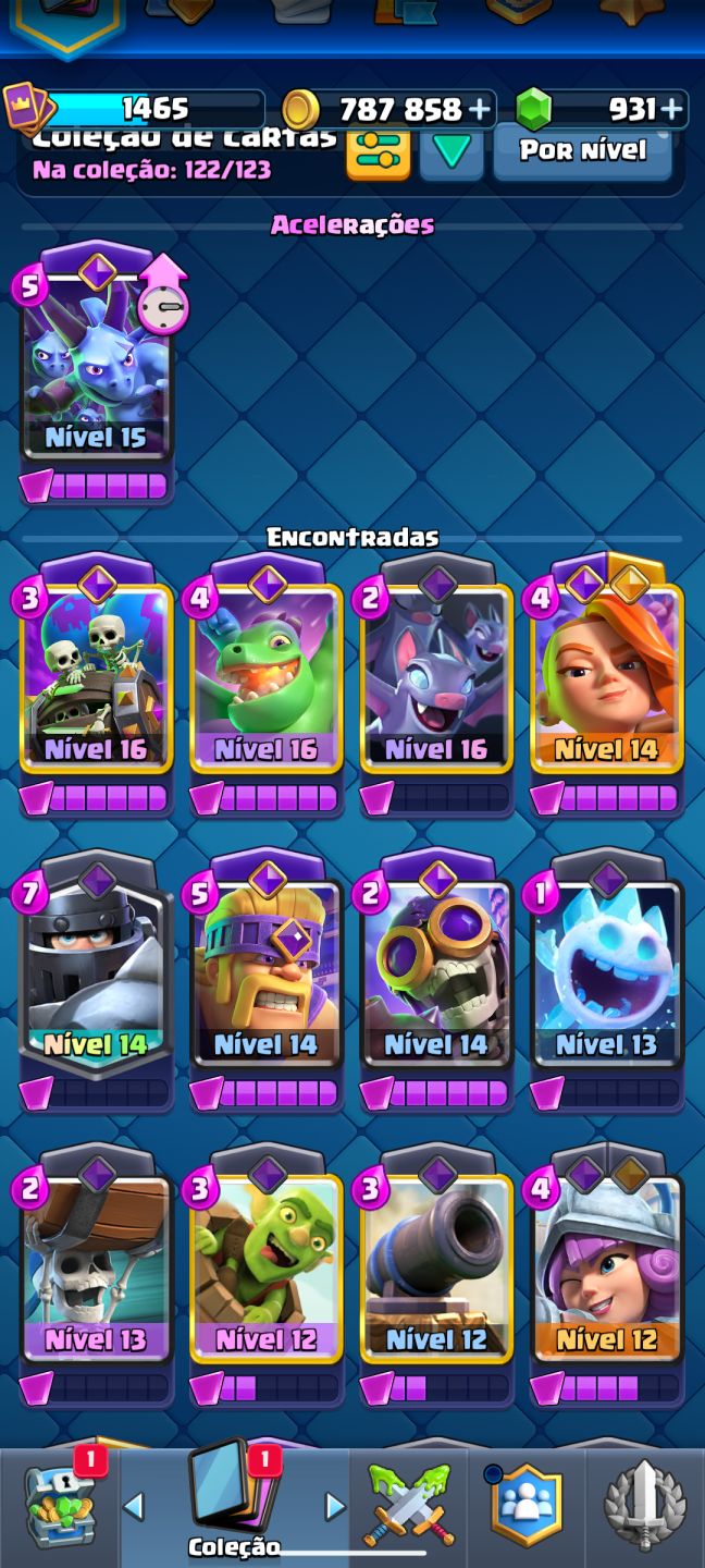 CONTA DE CLASH ROYALE SUPER BOA, MAIS DE 11K DE TROFÉUS. PREÇO A NEGÓCIAR