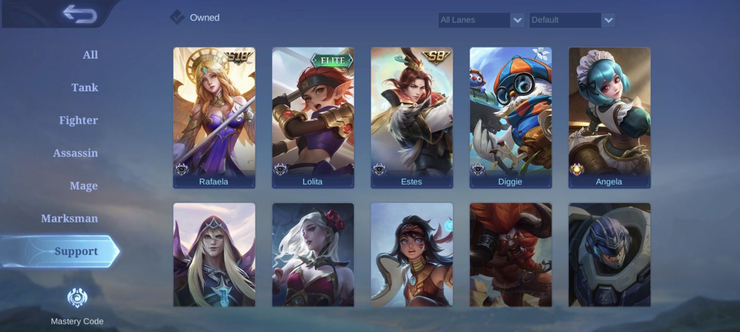 Mobile legends 20 skins