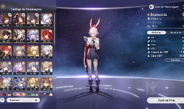 Honkai Star Rail / Conta Endgame / Muito Conteúdo / Unidades Buildados / Dia 1