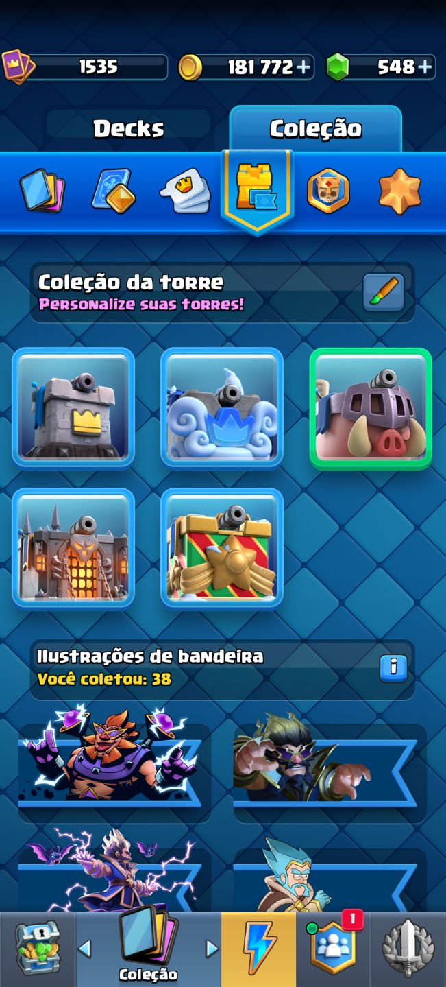 CONTA CLASH ROYALE MUITO UPADA EVO BARRIL DE GOBLINS