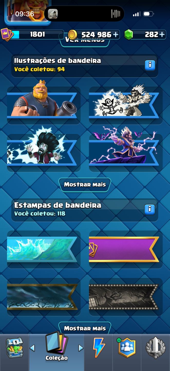 Conta Clash Royale 10 anos UPADA