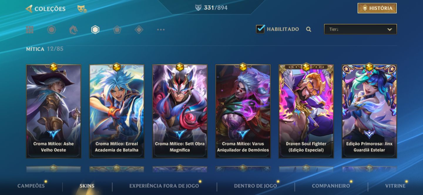 CONTA PARA ADCS 235 SKINS
