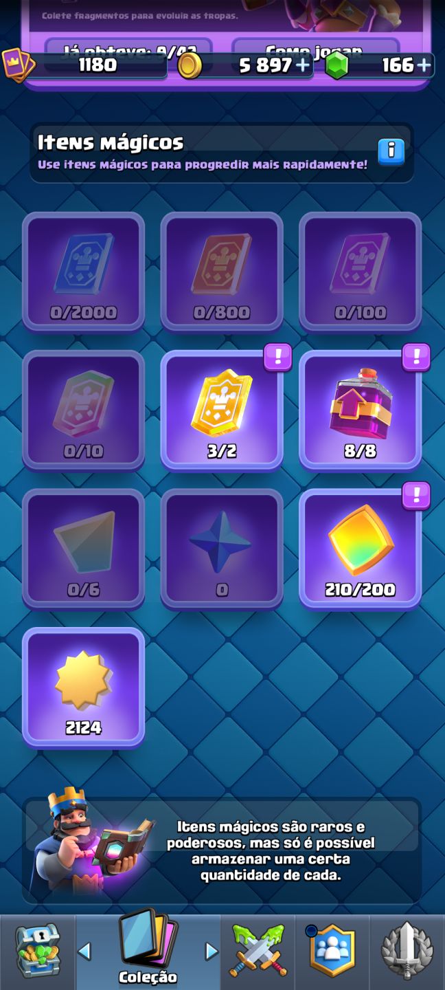 Conta Clash Royale arena 15
