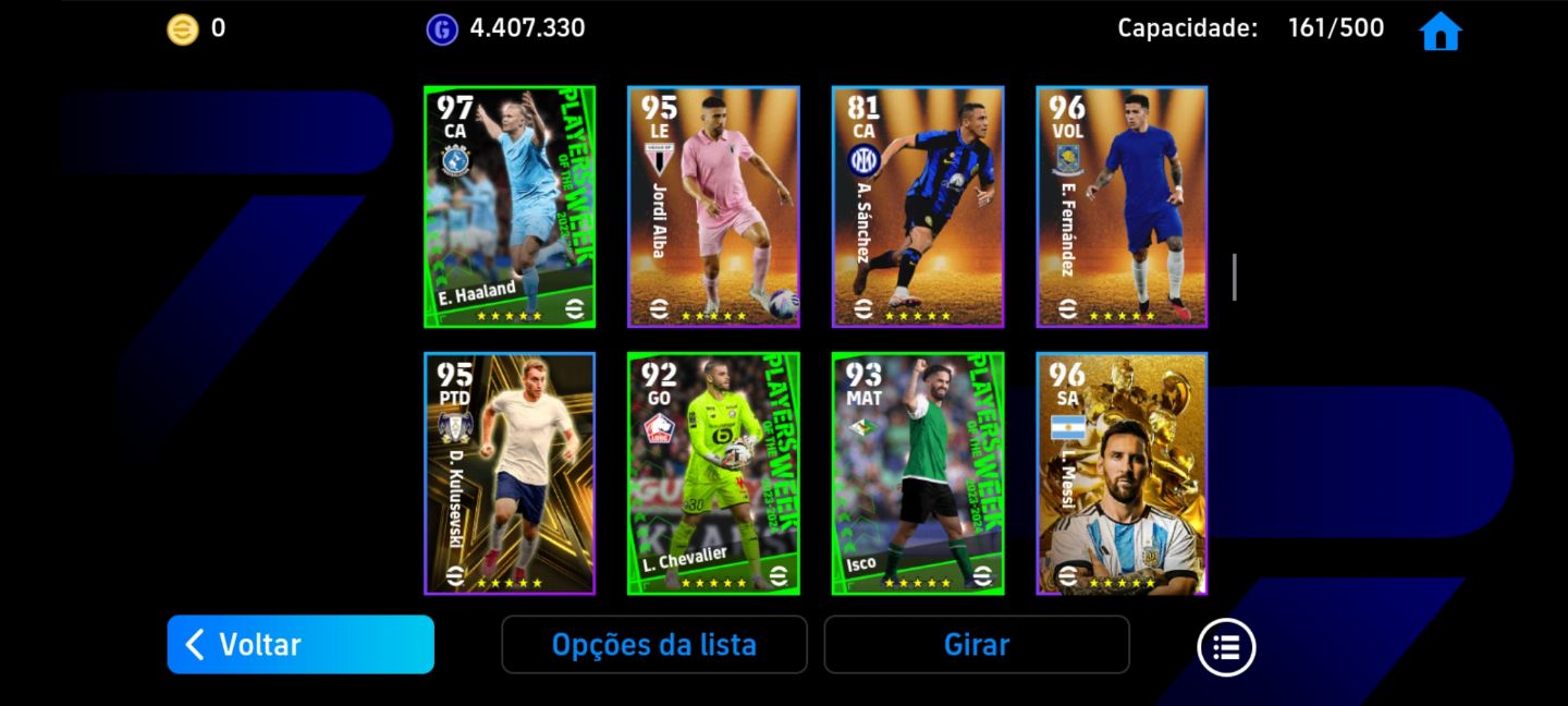 Conta Efootball Mobile forte