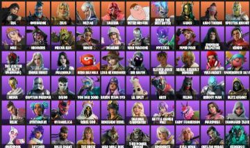 CONTA FORTNITE - 213 SKINS FULL | PODE ALTERAR E-MAIL | Era, Omegarok, Zeus