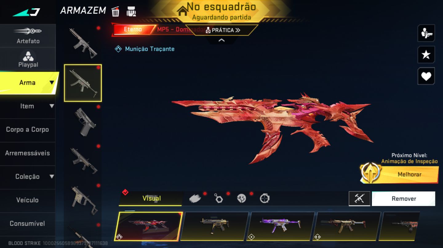 Conta Blood Strike Full Com Facas E Muitas Skins Ultra