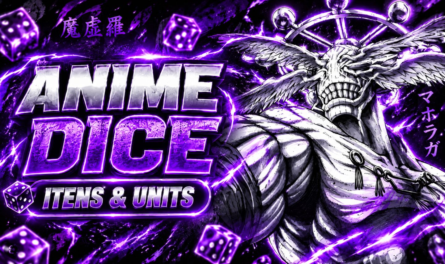 ANIME DICE -(PROMOÇÃO)MELHORES UNIDADES/GEMAS/TRAITS REROLLS/JACKSPOT SPIN/ROLL