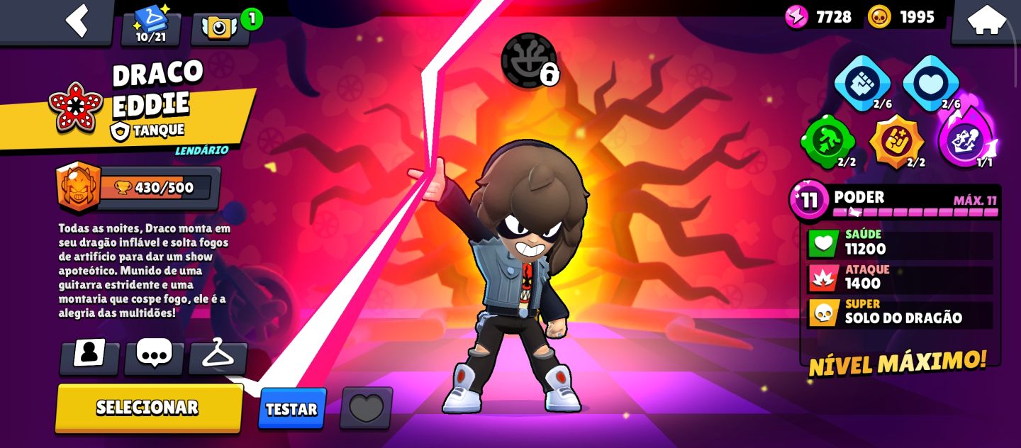 Vende se conta de Brawl Stars, bem gemada, com várias skins, mais de 10 passes.