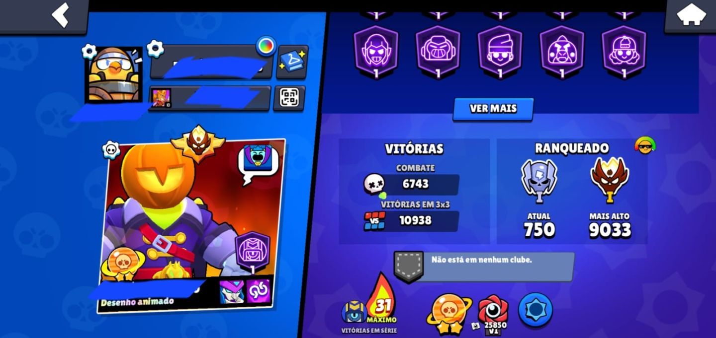 CONTA DE 2019 COM SHELLY ESTELAR (SKINS MAIS RARA DO JOGO) 68K TROFÉUS E MT MAIS