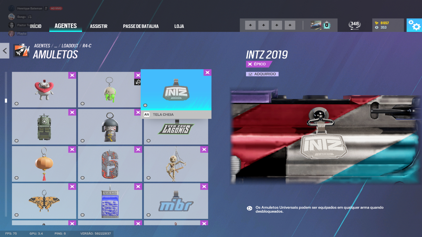 CONTA DE R6 RARA E COM MUUUUITA COISA!!!!!!