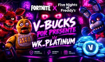 [PACOÃO FNAF EM PROMOÇÃO]Vbucks Baratos Fortnite (PRESENTE)