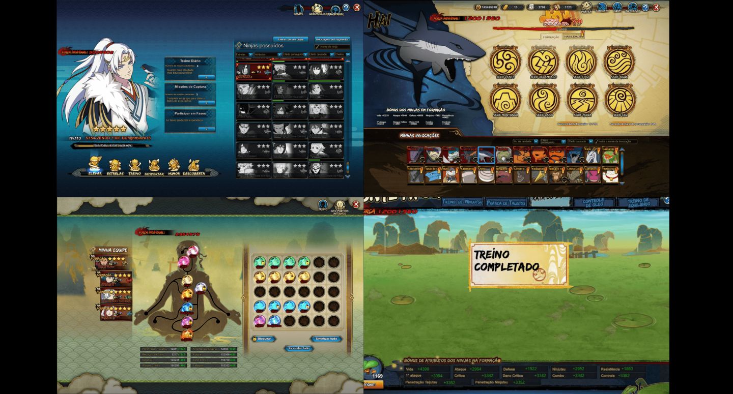 CONTA NARUTO ONLINE - 12.3KK FC
