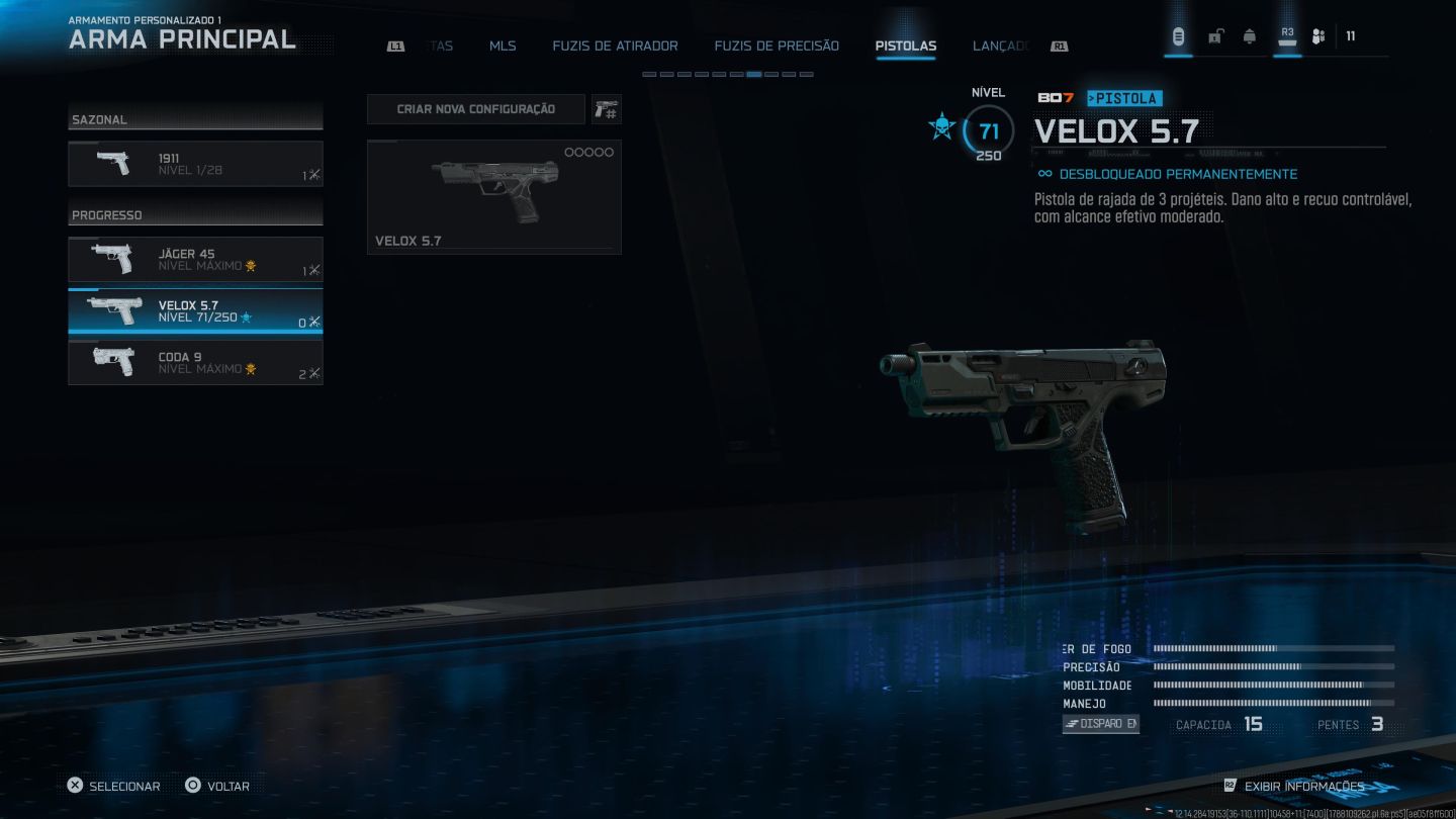 CONTA COM NUKE, IRIDESCENTE, 4 CAMU DE MAESTRIA E DIVERSOS OUTROS ITENS