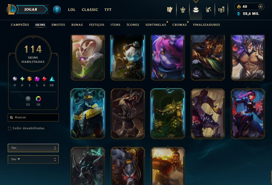 CONTA UNRANKED - 114 SKIN - FULL CHAMP + PREÇO BAIXISSIMO! - 100% SEGURA!