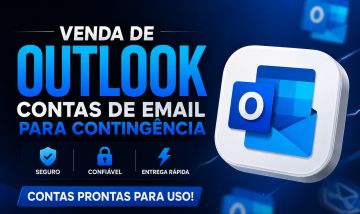 CONTAS EMAIL OUTLOOK/HOTMAIL NOVO