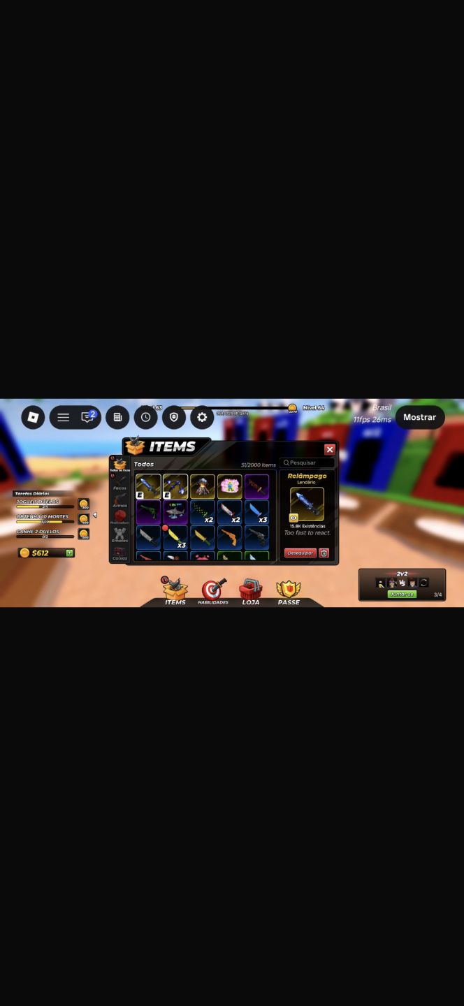 Vende-se conta de roblox raridade